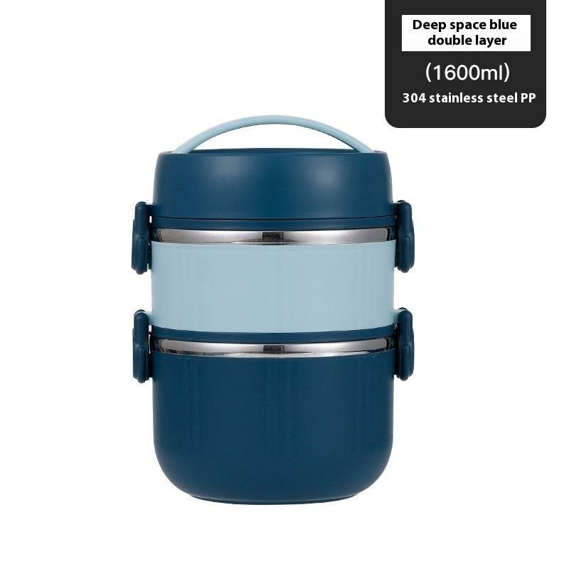 2 layer 304 Stainless Steel Thermal Insulated Lunch Container - Velora