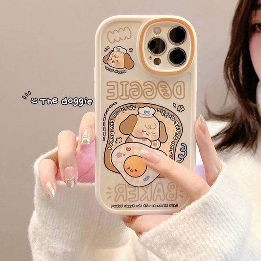 TPU Frosted Silicone Cartoon iphone Case - Velora