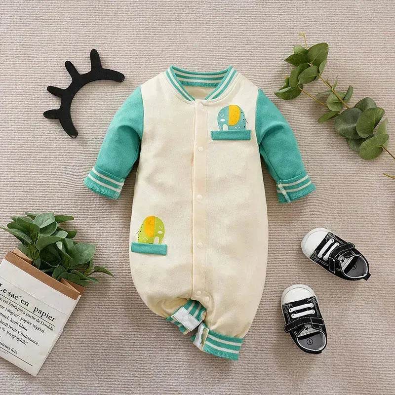 Baby One-piece Spring And Autumn Romper Baseball Uniform cloth - Velora