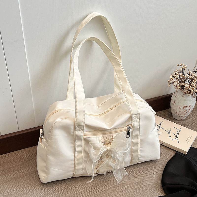 Spring And Summer Nylon Large Capacity Shoulder Bag - Velora