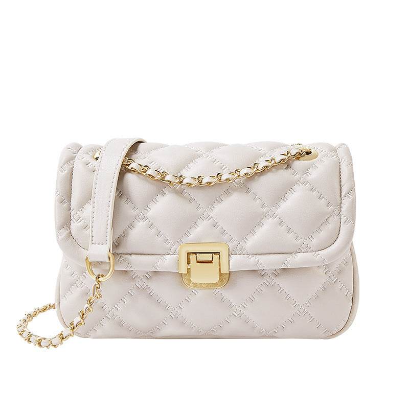 Chain Crossbody Bag Genuine Leather Shoulder Bag - Velora