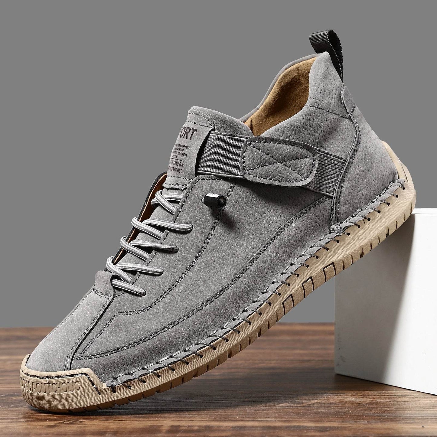 Leather Boots Casual Shoes Plus Size Spring And Summer - Velora