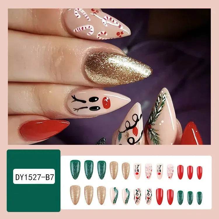 24pcs Christmas False Nail Decal stickers - Velora