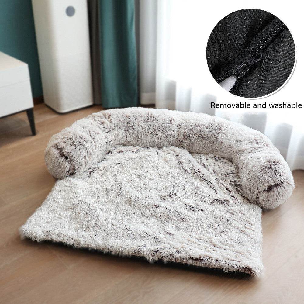 Removable Pet bed Mat Sofa Dog Bed Plush Pet Bed - Velora