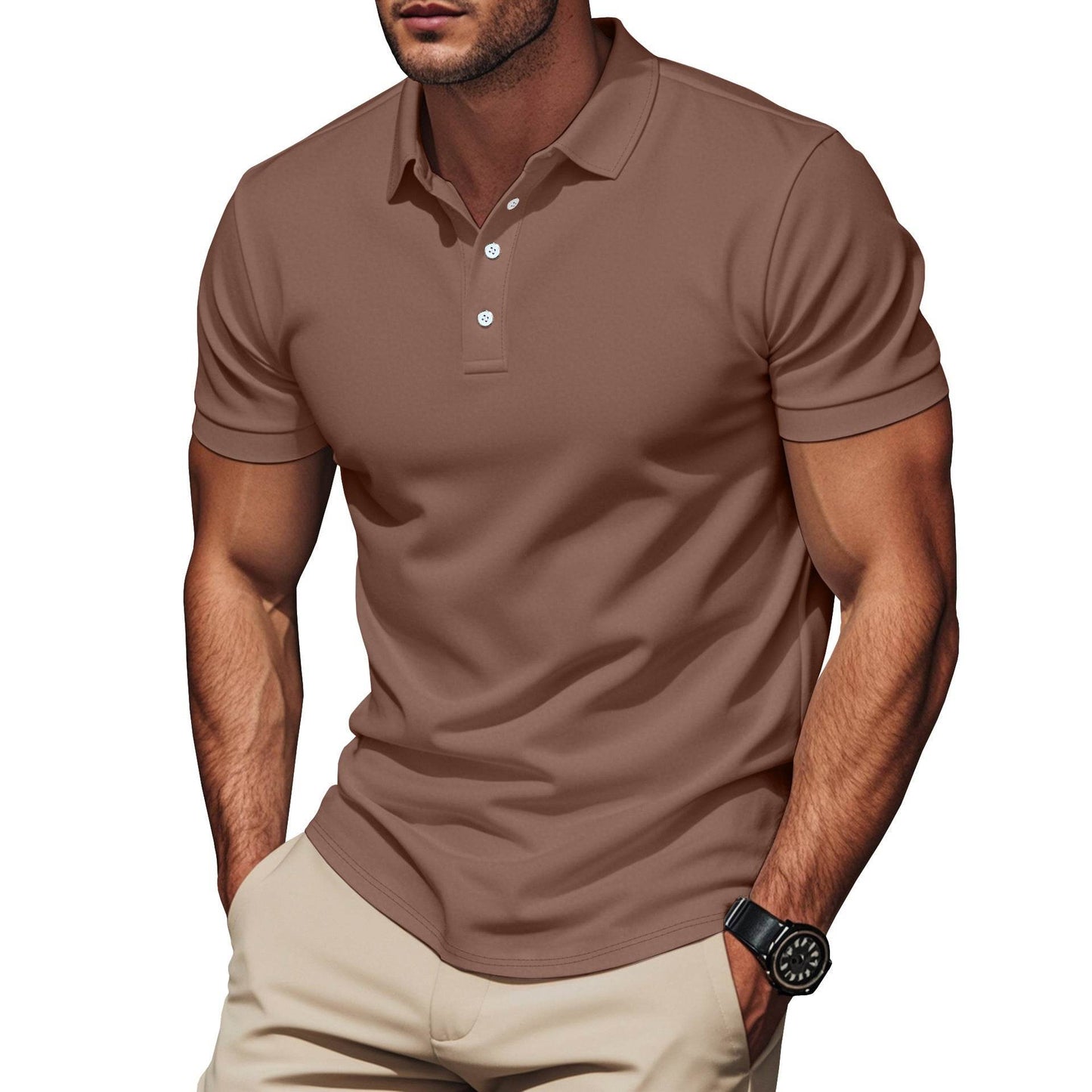 Casual British Style Summer Men's T-shirt - Velora