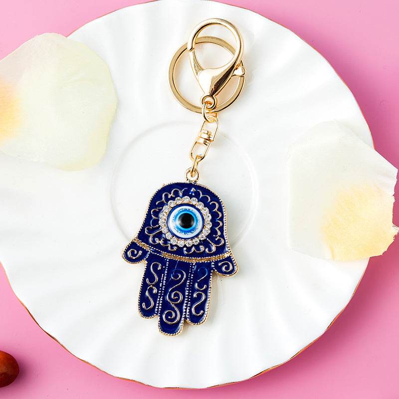 Creative Demon Eye Palm Keychain - Velora