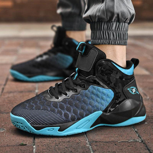 Men's Mid-Top Gradient Mesh Breathable Sneakers - Velora