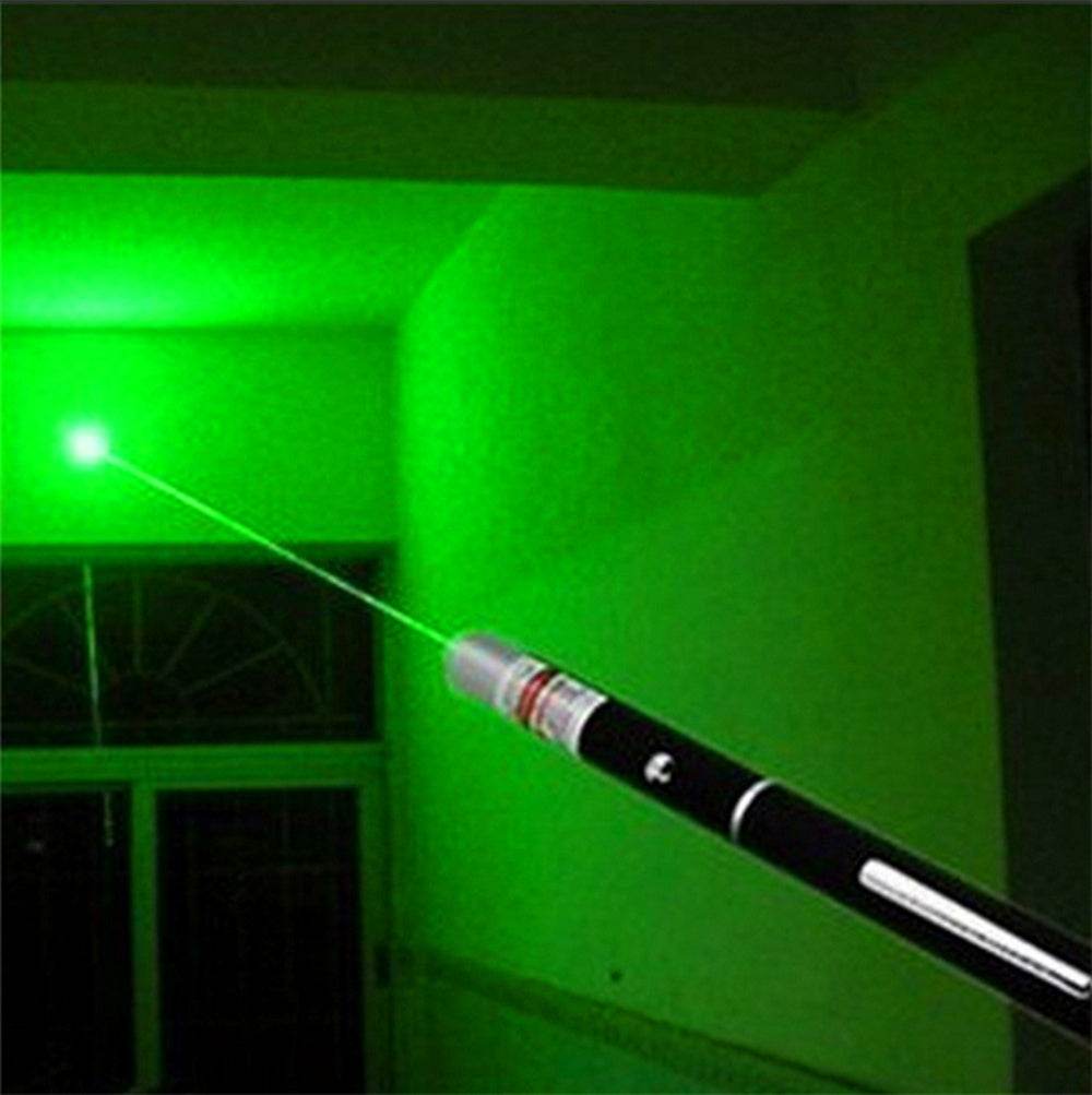 Pet Toy Green Laser Pointer Pen Light Single Beam High Power Lazer Flashlight 900Miles 1mW 532nm Torch - Velora