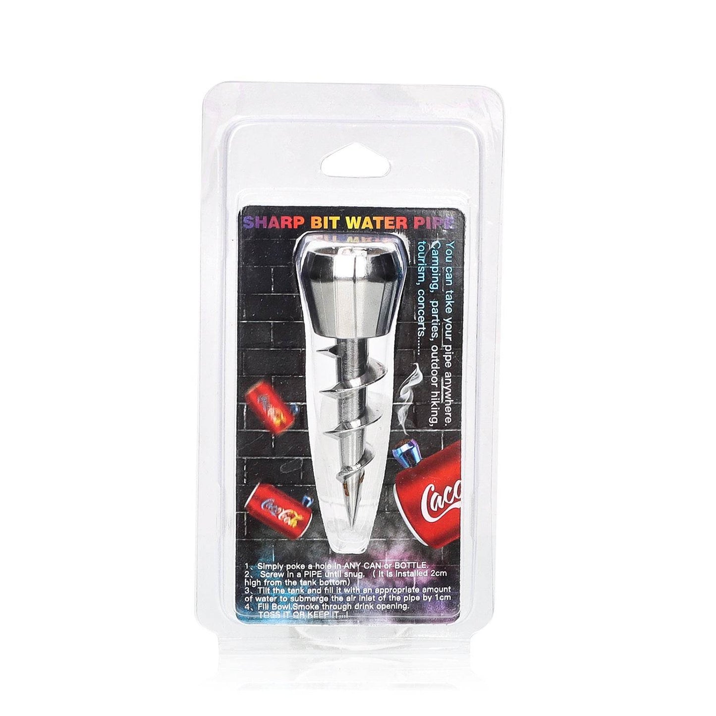 23mm Metal Screw Shape Hookah Metal Gun Head Accessories - Velora