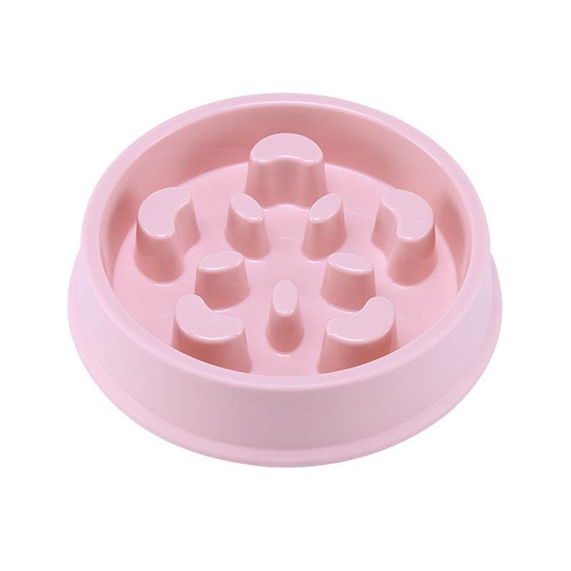 Pet Cat Dog Slow feeder Bowl Anti Choking Slow Feeding Puzzle Feeder - Velora