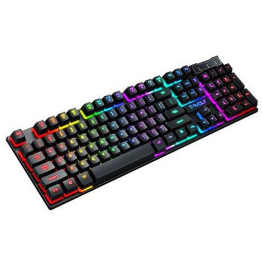 Gaming Usb Luminous Wired Keyboard Floating Manipulator - Velora