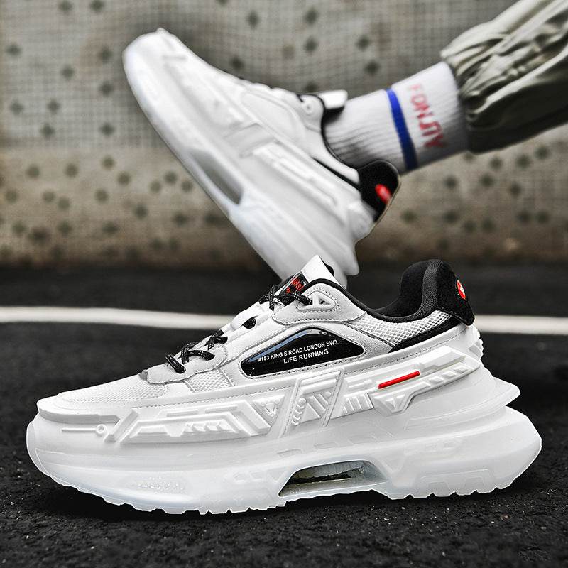 Popcorn Platform Running Sneakers Casual Low Top Qiankun Wheel Mecha Shoes - Velora