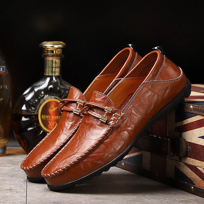 Men's Springsummer Gommino Cowhide Shoes - Velora