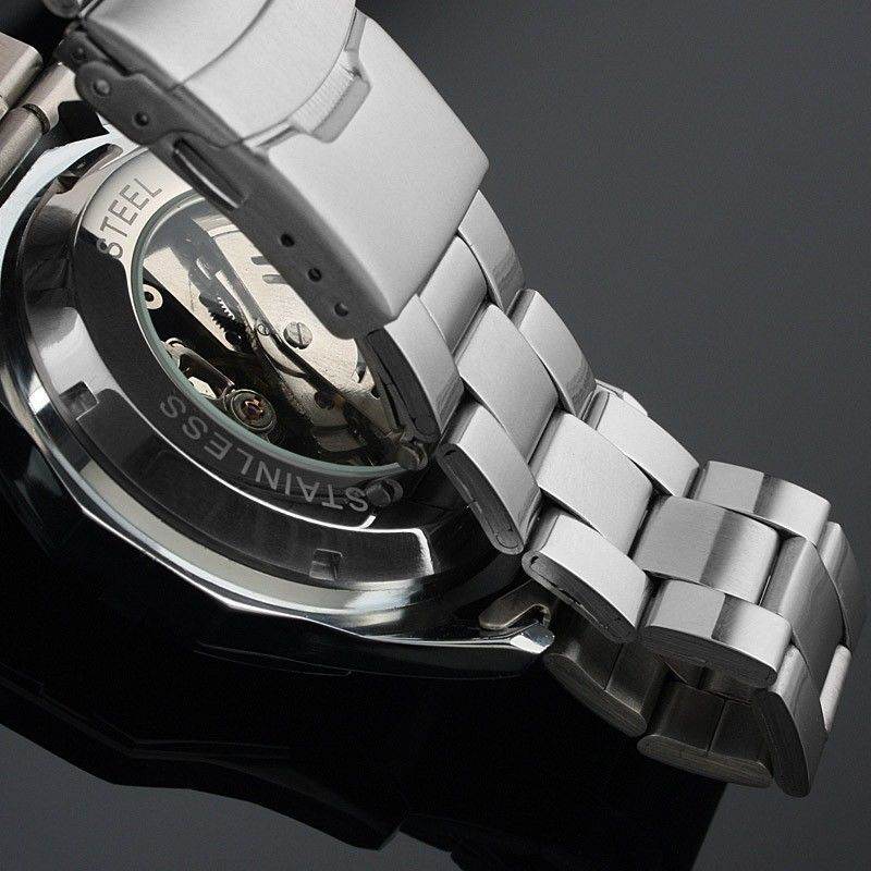 A Full Automatic Winner Men's Automatic Mechanical Table, Men's Automatic Mechanical Watch Steel Strip - Velora