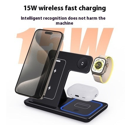15W 3 In 1 LED Fast Wireless Charger Stand https://like2b-uy