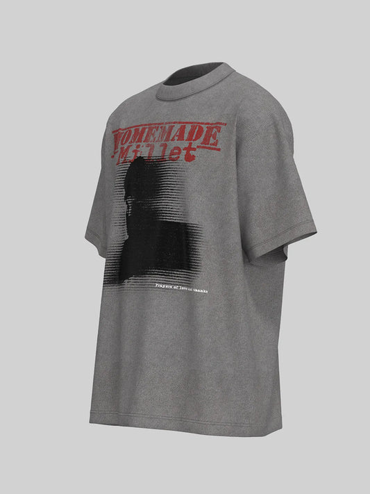 Men's Graphic Round Neck Short Sleeve T-Shirt - Velora