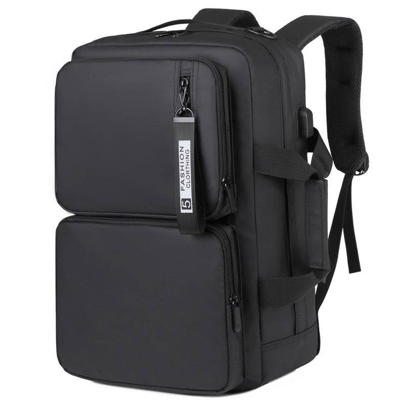 Multifunctional Backpack Large Capacity Business Laptop Bag Leisure Travel Commuter Schoolbag Portable Shoulder Bag - Velora