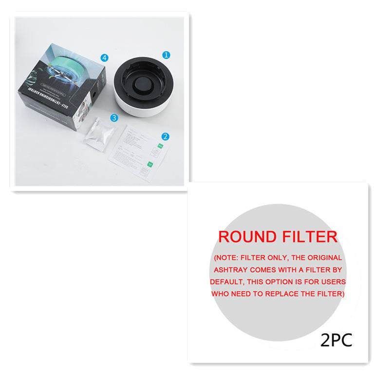 Smoke Removal Air Purification Ashtray Anion Purification Practical Automatic Purifier Ashtray Portable Gadgets For Car Ashtray - Velora