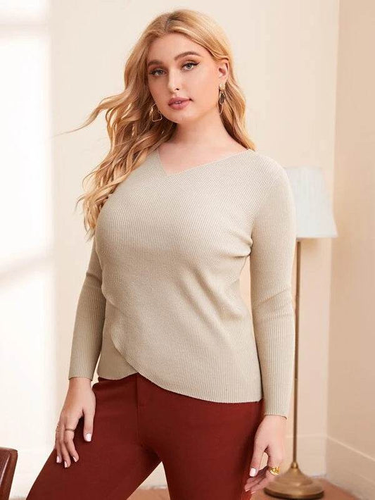 Large Women's Base Knitted Sweater - Velora
