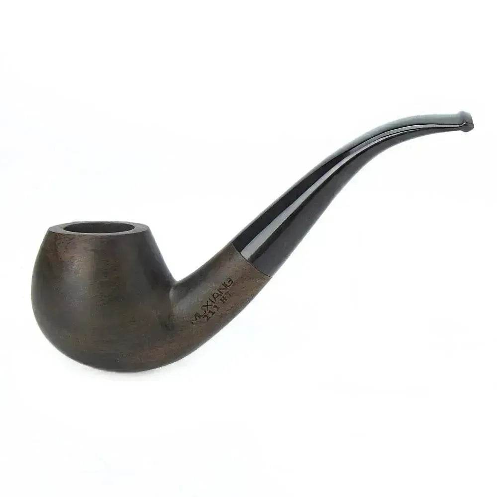 Wooden Pipe flue filter smoking set - ebony pipe - Velora