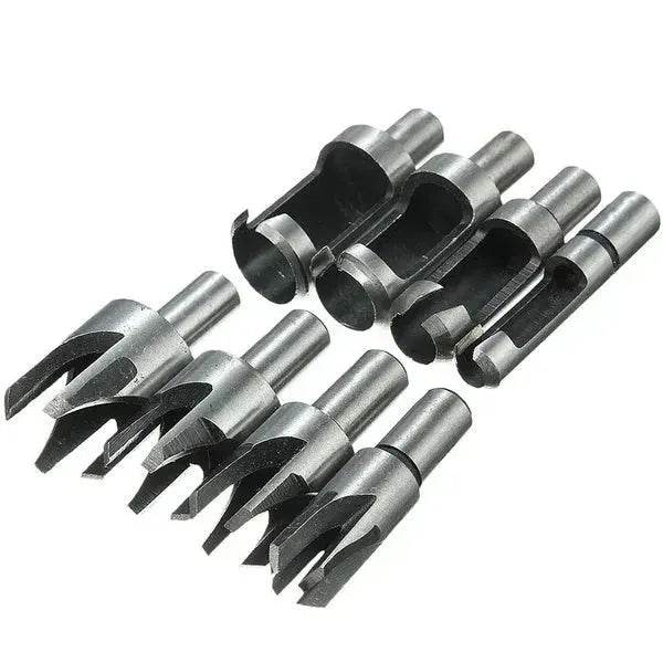 8pcs Wood Plug Cutter set tapered plug cutter - Velora