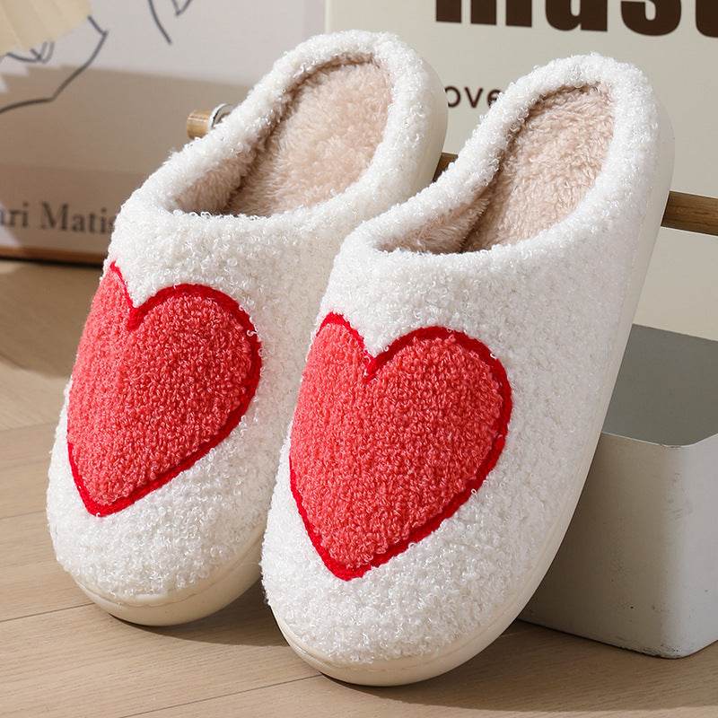 Women's Home Slippers Fashion Plush House Shoes For Valentine's Day - Velora