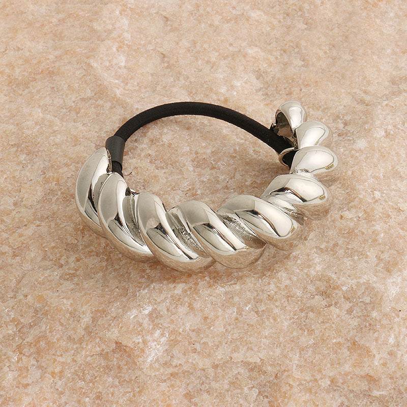 Minimally Sophisticated Metal Semi-circular Headband With A Sense Of Sophistication - Velora