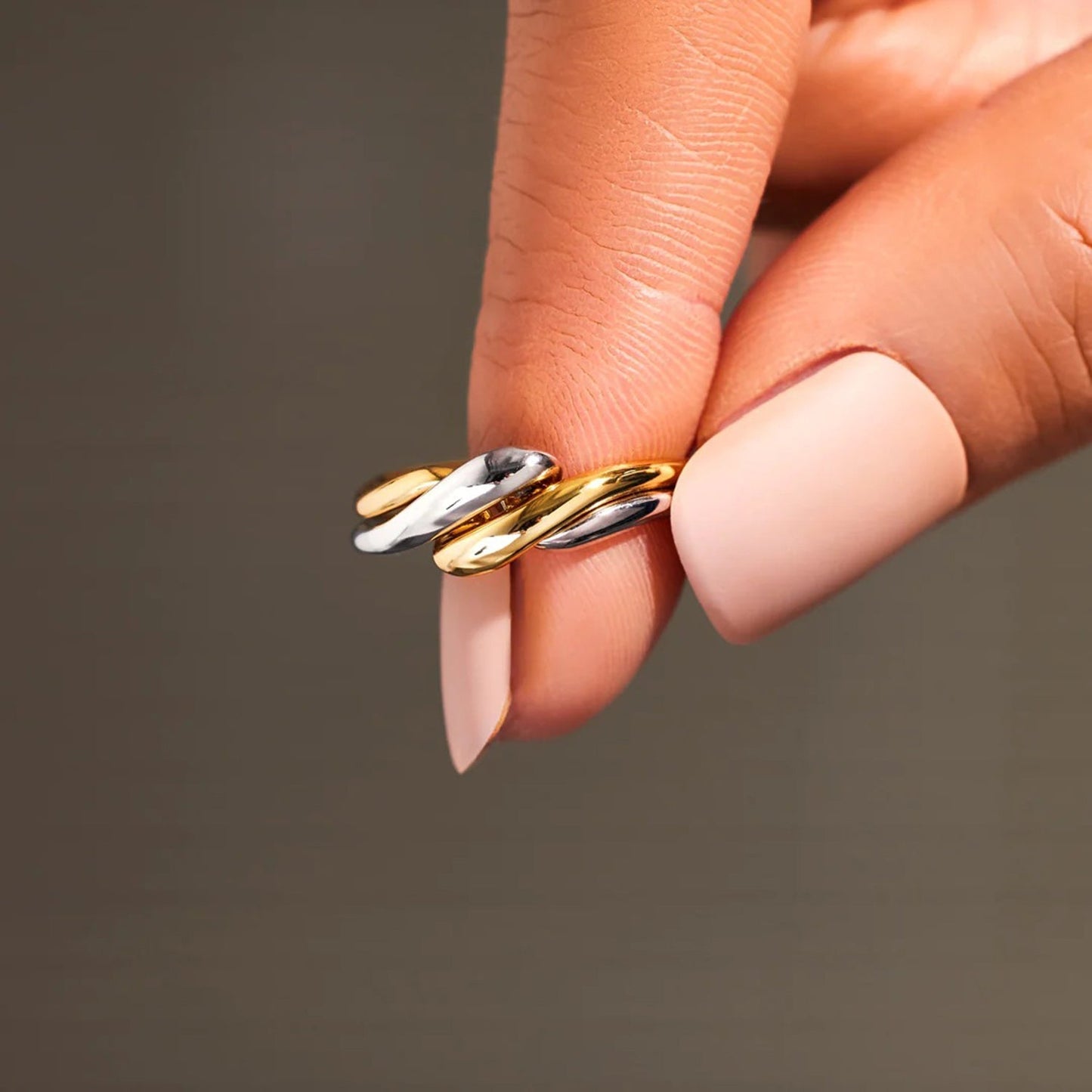 925 Sterling Silver Twisted Open Ring https://like2b-uy