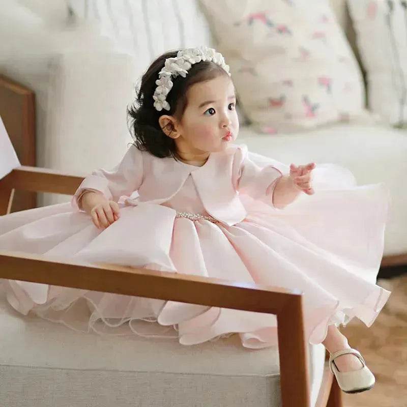 Little Bridesmaid Flower Girl Dress Princess ball dress for baby girl - Velora