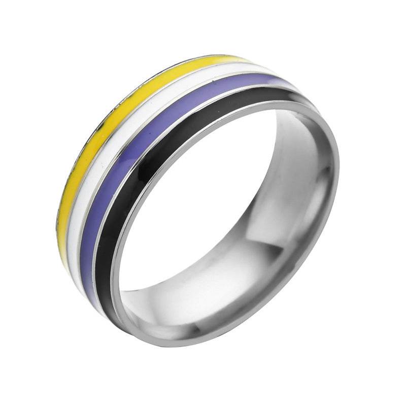 Bisexual Pride Stainless Steel Ring Europe - Velora