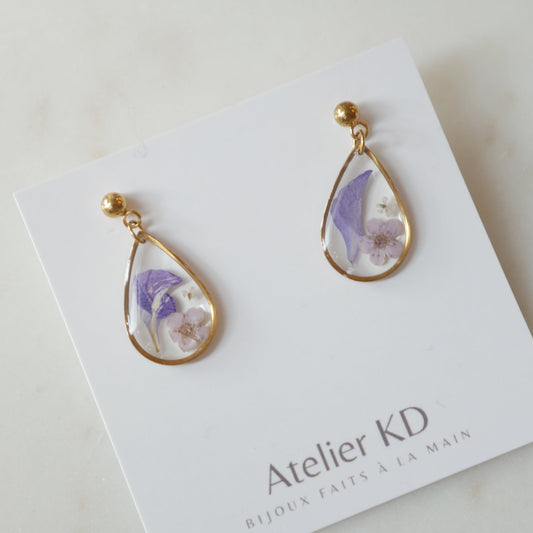 Boucles d'oreilles LΓ©a - goutes (moyen 15mm) - Velora