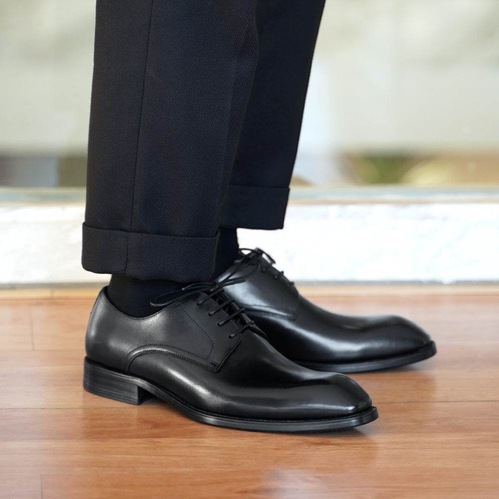Men's Vintage Fashion Square Toe Leather Shoes - Velora