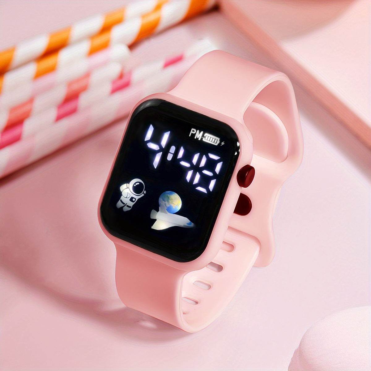 Technology Sense Good-looking Student Minimalist Fashion Waterproof Spaceman Electronic Watch - Velora