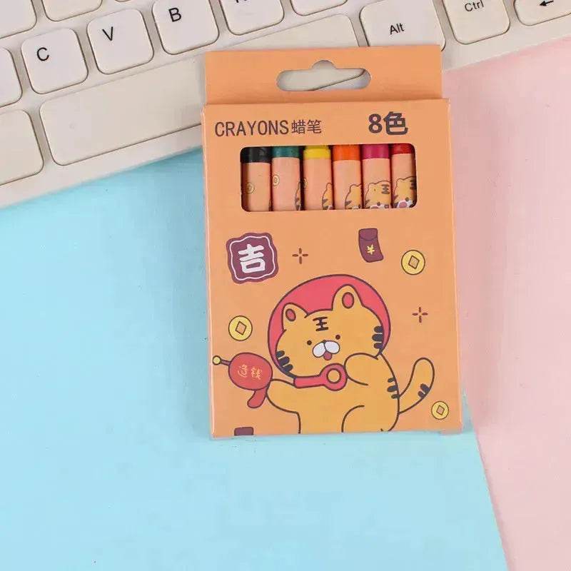 Stylish And Personalized Crayon Children's Student Painting Coloring Crayon - Velora
