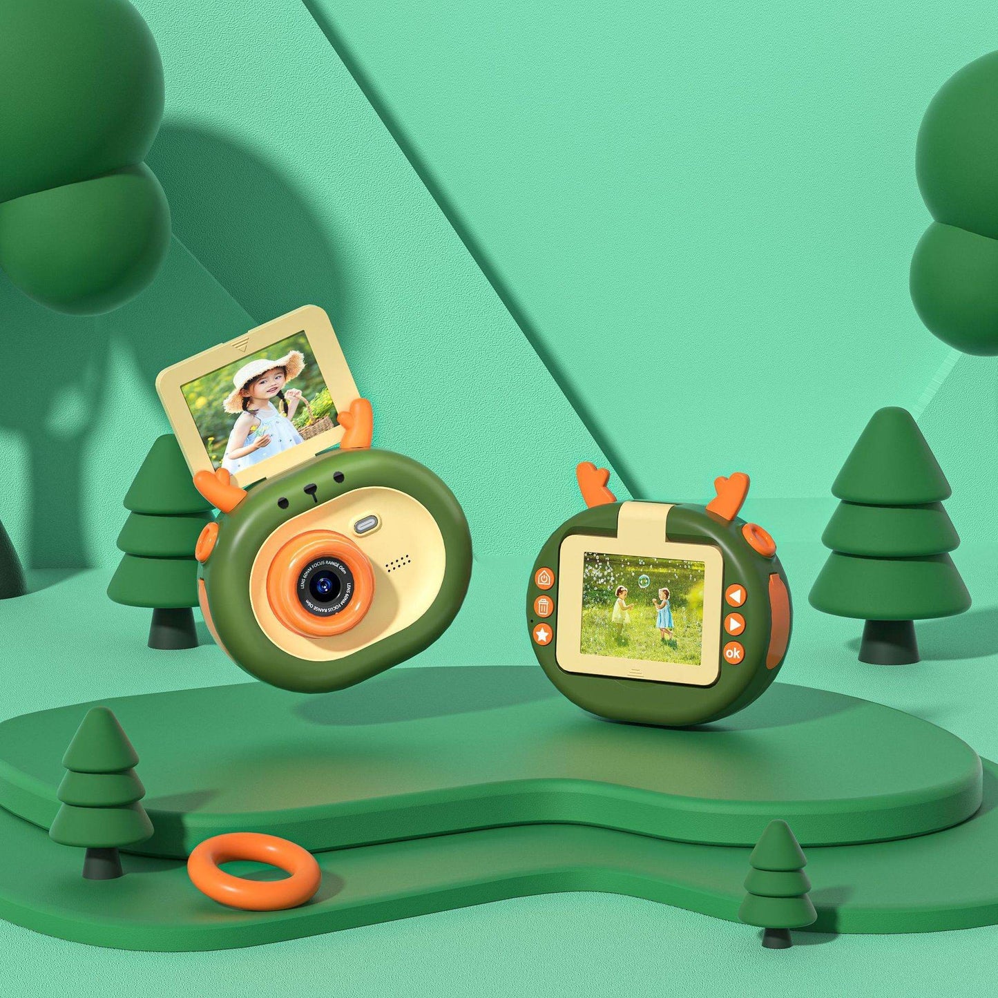 180-degree Flip-screen Children's HD Digital Camera - Velora