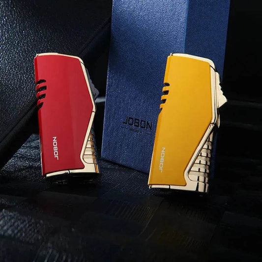 Metal Windproof High Blue flame Cigar Lighter - Velora