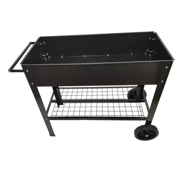 Rolling Mobile Raised Garden Bed Cart Planter Garden Bed Cart - Velora