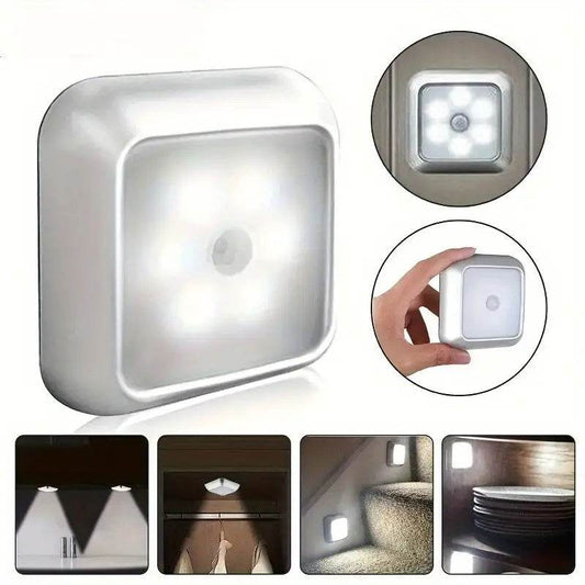 6 Pcs Induction Cabinet Night Light Motion Sensor - Velora