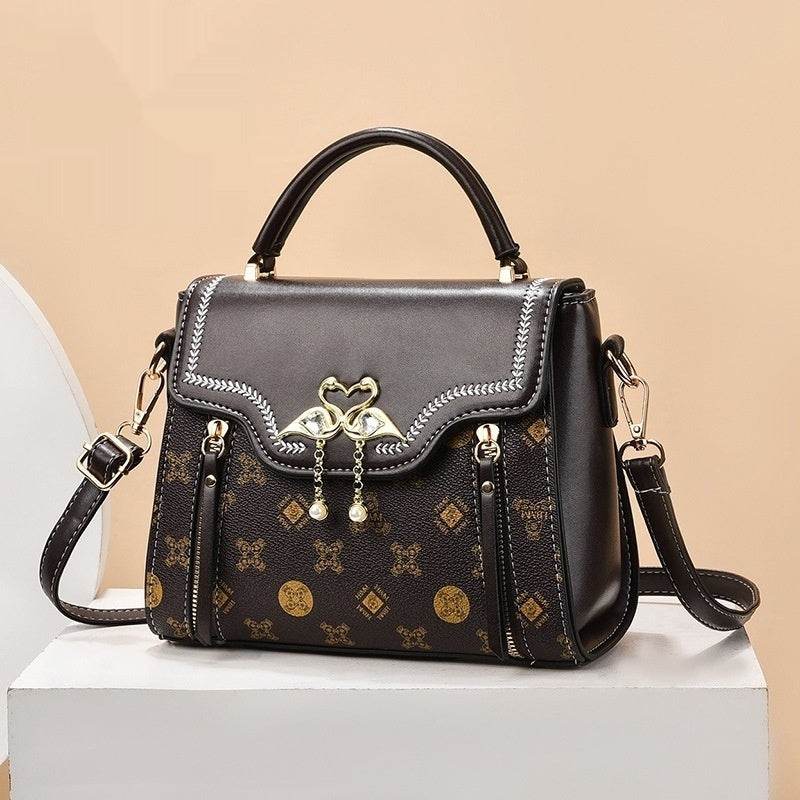 Fashion Printed Women's Portable Shoulder Small Square Bag For Women - Velora