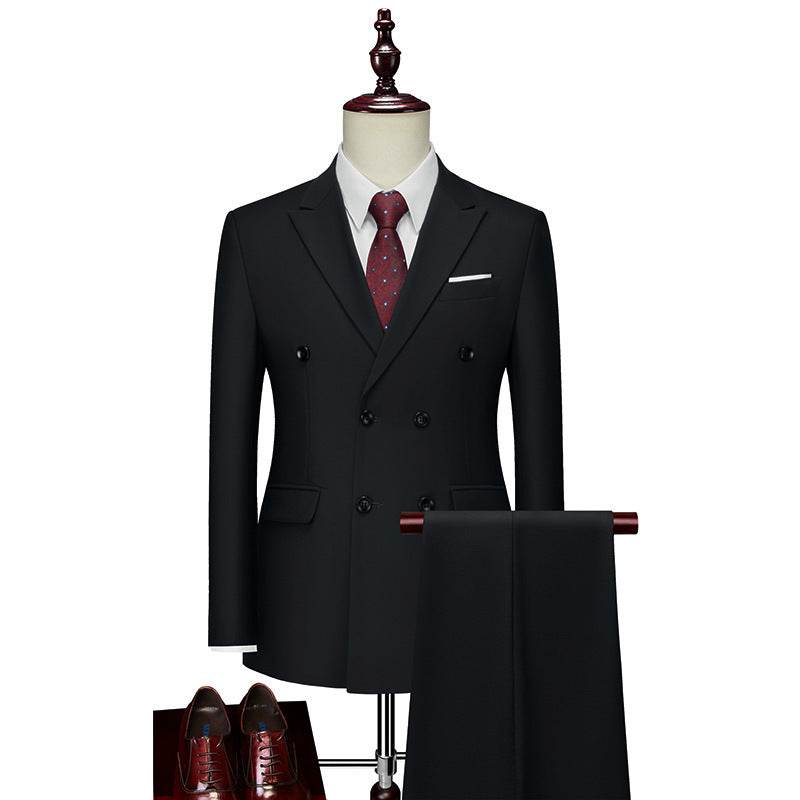 Men's Business Casual Suit Double Breasted Suit Suit - Velora