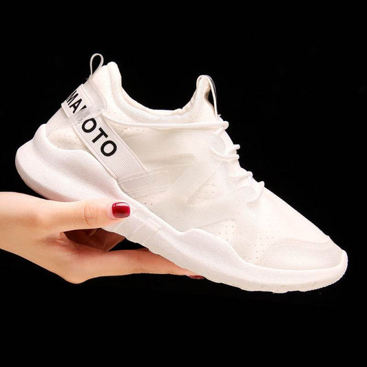 Sports Shoes Women's White Shoes Increased Breathable Casual Running Shoes - Velora
