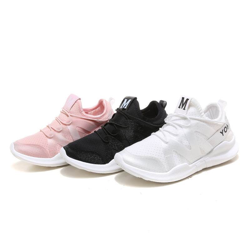 Sports Shoes Women's White Shoes Increased Breathable Casual Running Shoes - Velora