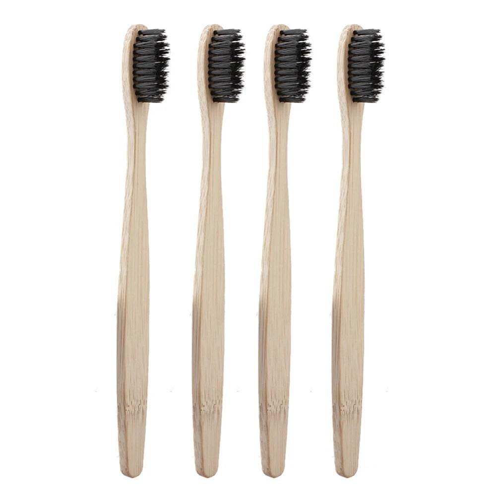 10pcs Bamboo toothbrushes - Velora