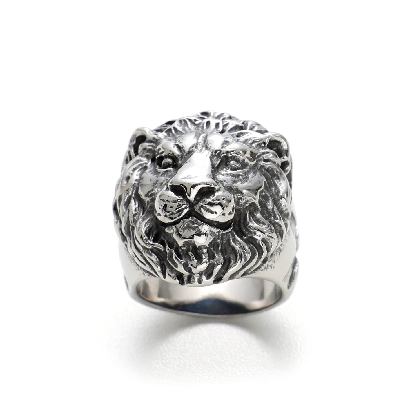 Tiger Head Snake Titanium Steel Ring Ring Ornament - Velora