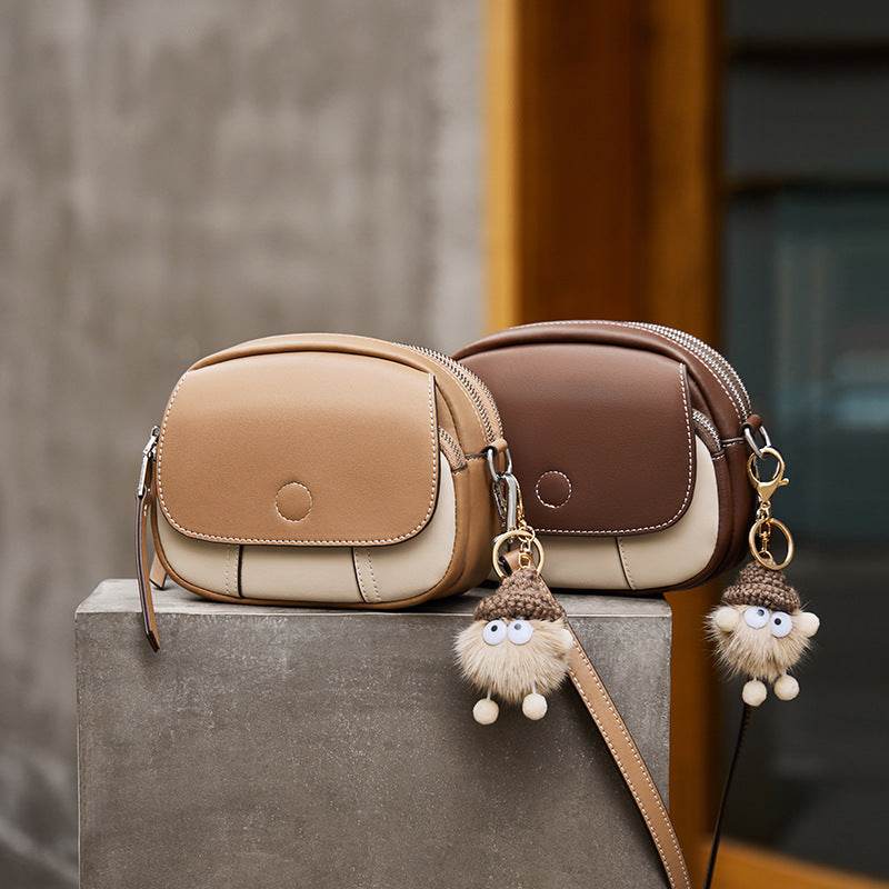 Special-interest Design Crossbody Bag Mini Small Round Bag Shoulder - Velora