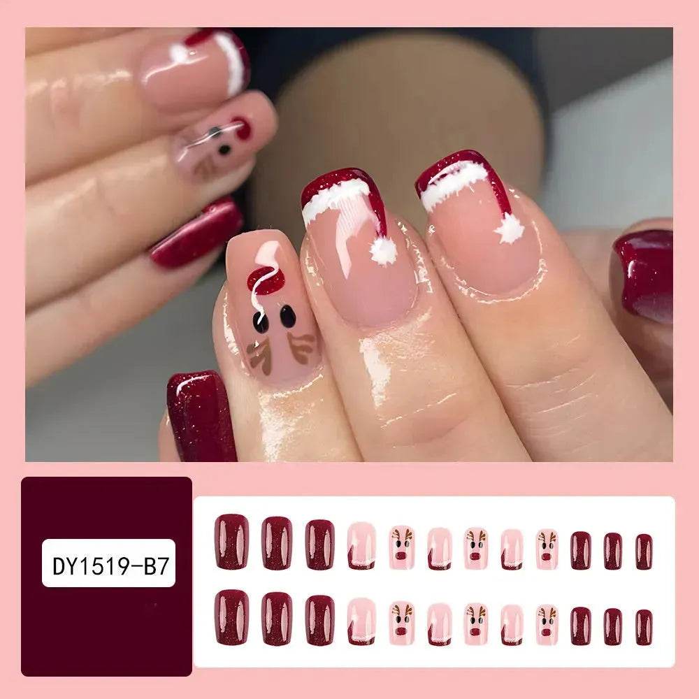 24pcs Christmas False Nail Decal stickers - Velora