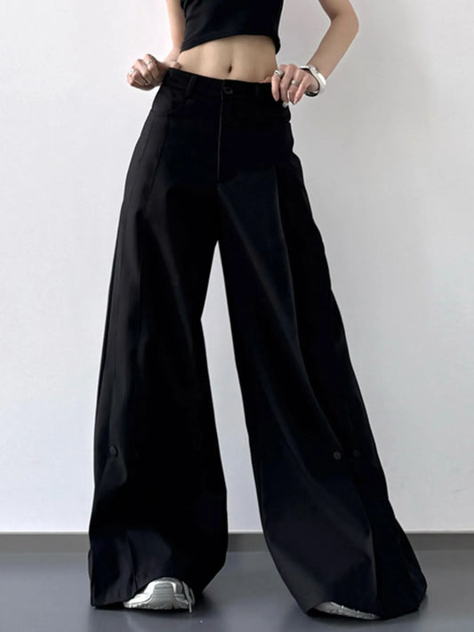 High-Waisted Wide Leg Pants - Velora