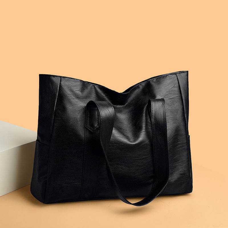 Large Capacity Commuter's All-matching Portable And Fashion Shoulder Bag Casual Tote Bag Autumn And Winter Fashion Handbag - Velora
