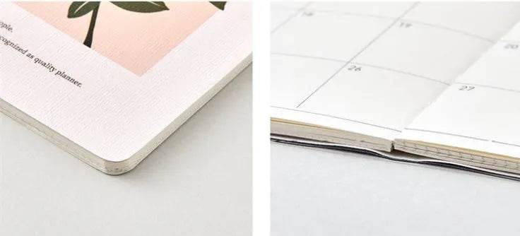 Date Type Monthly Planner Calendar - Velora