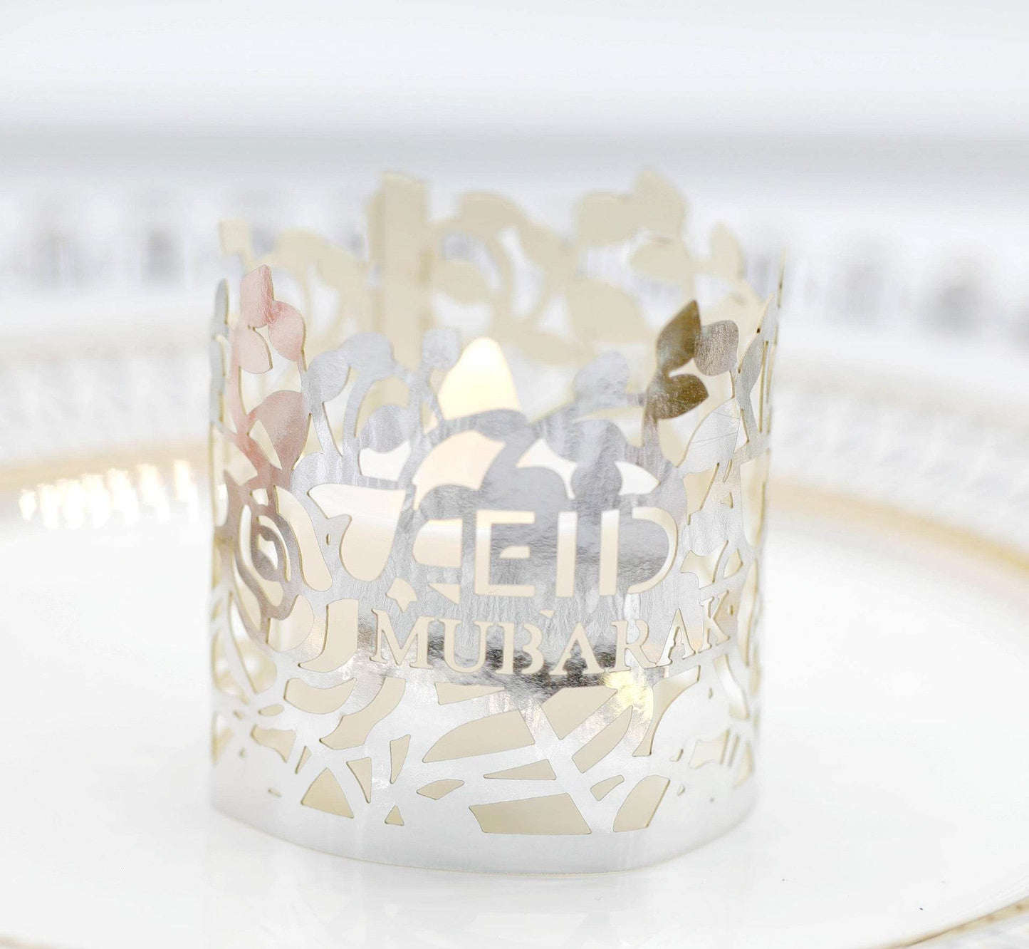 MOQ200 Ramadan Electronic Candle Lampshade Laser Cutout - Velora